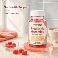 Gummies Probiotiques Multi-Souches 10 Milliards UFC Haute Puissance pour Adultes, Véganes, Naturels, Faible Teneur en Matières Grasses et en Sucre, Stables à Température Ambiante