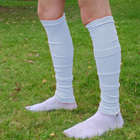 Chaussettes de compression montantes personnalisées bleues pour jeunes, pour le football – Matière Spandex/Nylon
