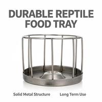 Plateau de nourriture pour reptiles, structure stable anti-basculement, accessoire pour vivarium