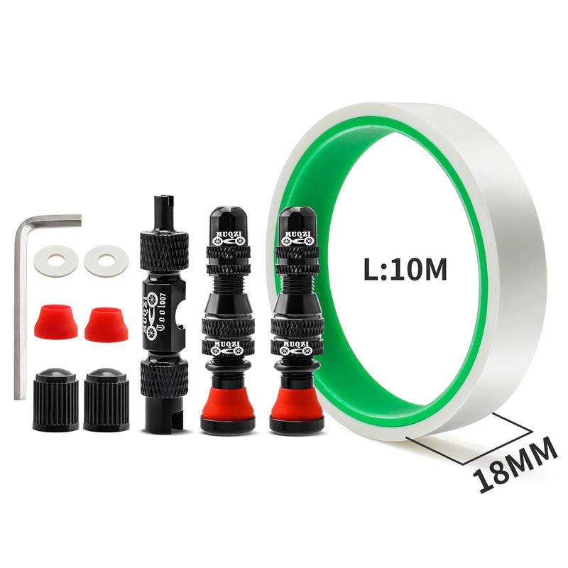 Valve noire 40mm + ruban 18mm + outil