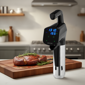 Olla de Cocción al Vacío Vevor de 1100W con Pantalla LED Digital, Circulador de Inmersión de Precisión, Cuerpo de Acero Inoxidable, Electrodoméstico de Cocina - Product Image 2