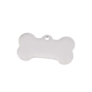 Металлическая идентификационная бирка для собак Yin'an OEM ODM на заказ, из титановой стали, нержавеющая сталь, с защитой от потери, подвесное украшение, с тиснением - Product Image 6