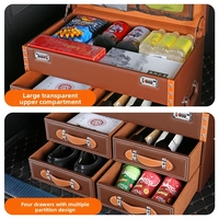 Organiseurs de voiture, boîte de rangement pour voiture, organisateur d'intérieur de voiture, organisateur de voiture haut de gamme pour les essentiels de SUV