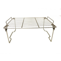 Support de bureau de cuisine multifonctionnel Organisateur de rangement Étagère de rangement pliante en métal pour la maison