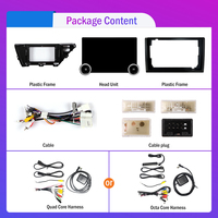 Radio de Coche Android 2 Din con Pantalla QLED 2K de 11.8 Pulgadas y Dos Perillas de Diamante para Toyota Camry 2018 2019 2020 2021, Estéreo con Android Auto y Carplay