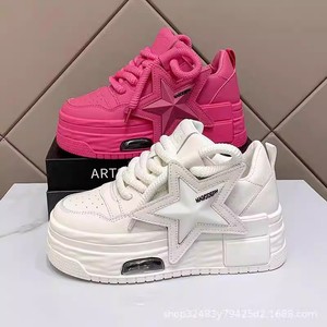 Tendencia de Moda Otoño 2025: Zapatillas Deportivas para Mujer - Diseño Cómodo de Cinco Estrellas, <span class=keywords><strong>Plataforma</strong></span> Gruesa, Ligeras, con Cordones Delanteros, Clásicas - Product Image 2