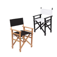 Chaise pliante de réalisateur en bois pour le camping en plein air, vente en gros Feistel