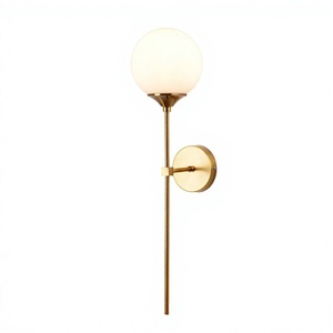 Modern LED Glass <b>Sconce</b> Wall <b>Light</b> with E26 Bulb Base - Product Image 3