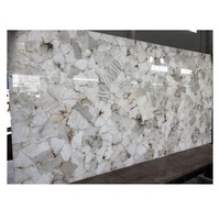 Dalle de tigre onyx translucide en marbre de résine rétroéclairé artificiel pour comptoir de bar en marbre translucide éclairé par Led