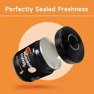 Poudre de supplément de café de champignon de marque privée personnalisable d'ODM/OEM pour le soulagement du Stress adulte 5g dose 250g bouteille - Product Image 6