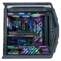 Ordinateur de jeu ASUS ROG Hyperion 701, PC de bureau personnalisé ASUS, AMD Ryzen9 9950X3D, 64 Go de RAM DDR5, RTX 5080, refroidissement par eau