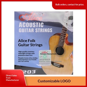 Alice A203 Jeu de <span class=keywords><strong>cordes</strong></span> pour <span class=keywords><strong>guitare</strong></span> acoustique <span class=keywords><strong>folk</strong></span> 1ère 2ème 3ème <span class=keywords><strong>cordes</strong></span> 456 <span class=keywords><strong>Cordes</strong></span> détachées Accessoires - Product Image 5