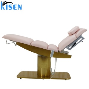 Kisen Beautiful pink Electric Spa Spa Beauty Treatment Chair <b>Bed</b> Massage Salon Waxing <b>Lash</b> <b>Bed</b> 3 Motors - Product Image 2