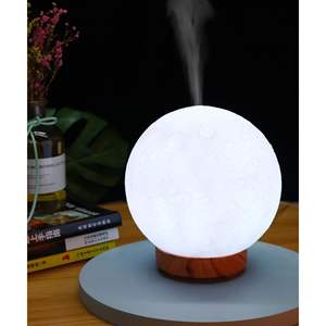 Humidificador con Forma de Globo Terráqueo de 1L, Difusor de Aroma Ultrasónico con Temporizador para Escritorio o Habitación - Product Image 3