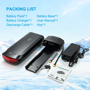 Batterie lithium-ion 36V 12Ah 13Ah 14.5Ah 16.5Ah 17.5Ah pour vélos électriques <span class=keywords><strong>Toplife</strong></span> Wayscral E100 E200 E300 E250 Gitane Gypsy Akku - Product Image 3