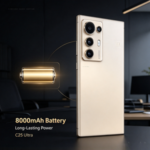 teléfono móvil 1. Teléfono Inteligente C25 Ultra, Pantalla Grande de 7.3 Pulgadas, 16 GB, Teléfono Móvil Desbloqueado, Edición Global, Máximo 2K, 5G - Product Image 1
