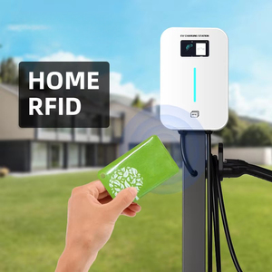 Nouvelle borne de recharge murale GBT AC 7 kW, station de recharge rapide pour véhicules électriques, chargeur mural 32A, indice de protection IP65, avec application, garantie 1 an - Product Image 2