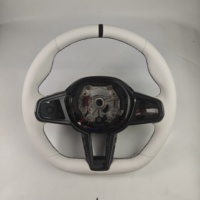 Volant en cuir blanc fabriqué en usine, disponible en gros pour BMW G20 335i 330i 340i G42 440i M2, avec chauffage et vibration.