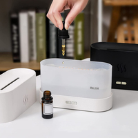 2025 Mini 180ml Nouveau produit Diffuseur de flamme Huile essentielle pour humidificateur à feu