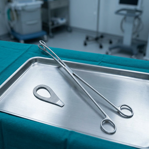 Pinzas Kelly de 32 cm de Largo, Pinza Hemostática Quirúrgica de Acero Inoxidable, Curva/Recta, Pinzas para Arterias, Instrumento Médico Reutilizable - Product Image 3