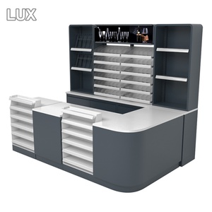 Comptoirs de caisse LUX de haute qualité, personnalisés pour supermarchés, en marbre, pour magasins de détail et de proximité, à vendre - Product Image 1