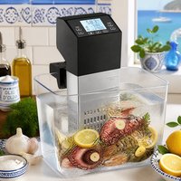 Cuisinière à immersion sous vide professionnelle 1500W 30L 220V SUS304 avec écran tactile LED à 45 degrés pour cuisine professionnelle