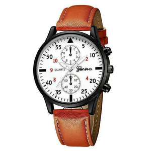Reloj de hombre de nuevo estilo, moderno, con doble esfera y diseño ejecutivo, hecho con caja de aleación. - Product Image 3