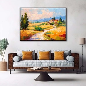 Tranh sơn dầu trừu tượng hiện đại trên vải vẽ tay nghệ thuật treo tường lớn cho trang trí nhà - Product Image 3