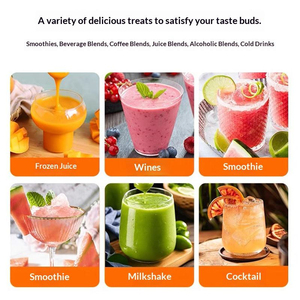 เครื่องทำไอศกรีมไฟฟ้าขนาดกะทัดรัดสำหรับใช้ในบ้าน ทำจากสแตนเลส ทำความสะอาดอัตโนมัติ ใช้ทำเครื่องดื่มแช่แข็งและสมูทตี้ รับผลิตแบบ OEM ปรับแต่งได้ - Product Image 5