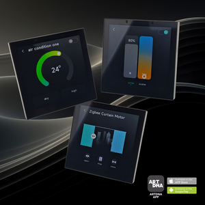 ARTDNA 4インチTuyaスマートホームアシスタントセンターマスターコントロール240Vタッチスクリーン（ゲートウェイ付き壁スイッチ（Zigbee）（Android）） - Product Image 6