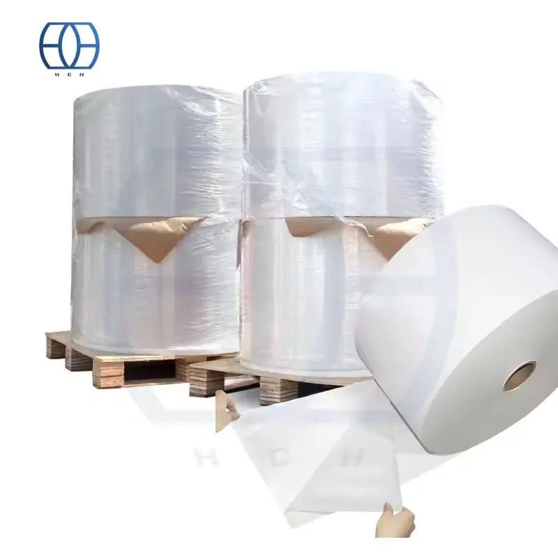 self-adhesive sticker paper colorful jumbo rolls label adhesive paper for laser printer
