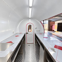 Chariot alimentaire 2026, chariot de vente de boissons, remorque mobile de restauration rapide pour extérieur, camion de cuisine personnalisé avec cuisine complète