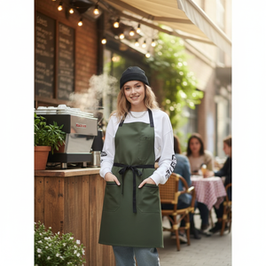 Delantal de cocina sin mangas Nomad para restaurante, limpieza, jardín, disponible en algodón, denim, lona, poliéster - Tela apta para alimentos - Product Image 3