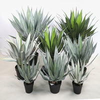 Plante artificielle Agave Aloès en pot, verdure en plastique et sisal, plantes à épines, aménagement intérieur, décoration maison, bonsaï, plantes serpent d'Inde, extérieur