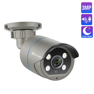 Techage 3MP Trực Tiếp Điện Thoại Di Động Xem Khoảng Cách Xa Màu Night Vision <span class=keywords><strong>Camera</strong></span> Giám Sát Cctv <span class=keywords><strong>IP</strong></span> POE Máy Ảnh - Product Image 1