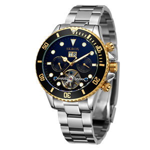 Reloj deportivo de marca de lujo de diseñador para hombre, banda de acero inoxidable de 43mm, regalo OEM, reloj mecánico automático Tourbillon de múltiples funciones - Product Image 4