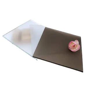 4mm 5mm 6mm clear bronze frosted acid etched satin glass for doors