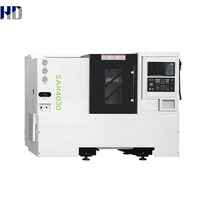 Tour CNC à banc incliné horizontal robuste SAH4030 – Prix de la machine de tournage CNC