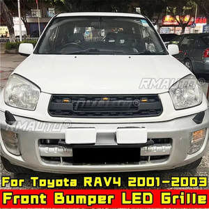Parrilla Delantera para RAV4, Rejilla de Parachoques Delantero, Kit de Carrocería, Parrilla para Toyota RAV4 2001-2003, Accesorios para Automóviles - Product Image 2