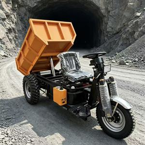 Dumper da Miniera da 1,5 Tonnellate con Batteria al Litio e Doppio Ammortizzatore a Molla, Mini Dumper Elettrico per Arequipa Perù - Product Image 1