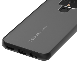 Custodia per telefono <span class=keywords><strong>Tecno</strong></span> <span class=keywords><strong>Camon</strong></span> 40 sottile antiurto con cover posteriore in PC micro-opaco traslucido a colori a contrasto e bordo morbido in TPU - Prezzo di fabbrica - Product Image 4