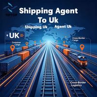 Agent maritime Royaume-Uni, services de transport ferroviaire et maritime, entrepôt de Felixstowe, expédition internationale
