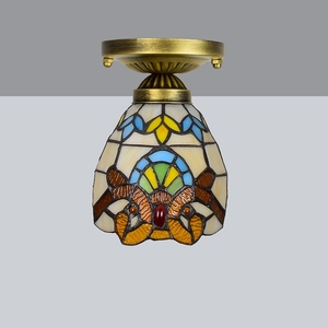 Prijs Panel Licht Moderne Tiffany Lamp Gebrandschilderd Glas Stijl Dieren Semi Hanger Voor Slaapkamer Hote Kinderkamer <span class=keywords><strong>Led</strong></span> Plafond Verlichting - Product Image 3