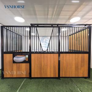 Premium umwelt freundliche Bambus-Schiebetür Pferdes tall Kunden spezifische pferdes tabile Frontplatten für langlebige, elegante Pferdes tälle - Product Image 1