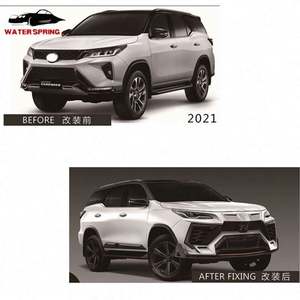 Kit de carrosserie de phares de calandre de pare-chocs avant arrière de ventes d'usine pour Toyota Fortuner 2016-2020 Kit de carrosserie de Style <span class=keywords><strong>Lamborghini</strong></span> - Product Image 2