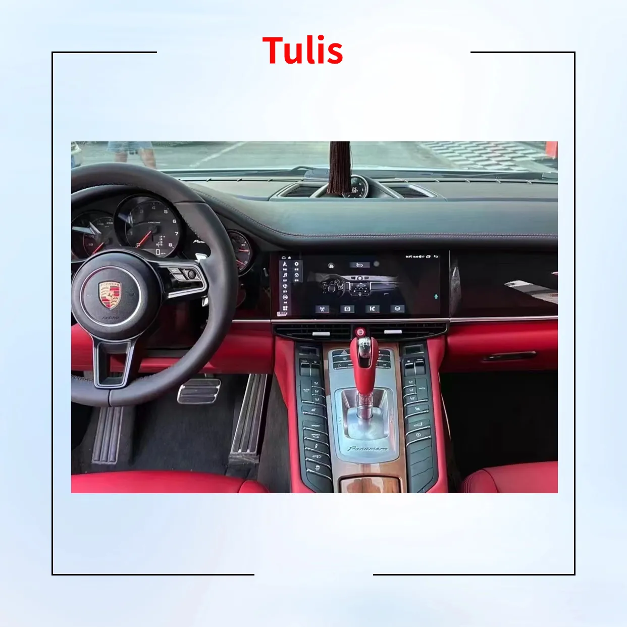 Tulis 12.3 inch Android Car đài phát thanh stereo Android Màn hình cảm ứng đa phương tiện Carplay cho Porsche Panamera 2010-2016 GPS navigation