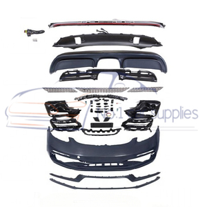 Piezas de automóviles PP plástico parachoques delantero luces traseras montaje alerón trasero 982 actualización 718 <span class=keywords><strong>GTS</strong></span> BodyKit para Cayman <span class=keywords><strong>Boxster</strong></span> - Product Image 1
