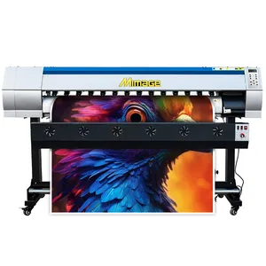 Impressora a jato de tinta Mimage M16 SE grande formato i1600 eco solvente xp600 160 cm adesivo vinil flex banner