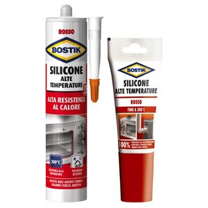SILICONE AD ALTA TEMPERATURA 60 ml - Rosso - Product Image 2