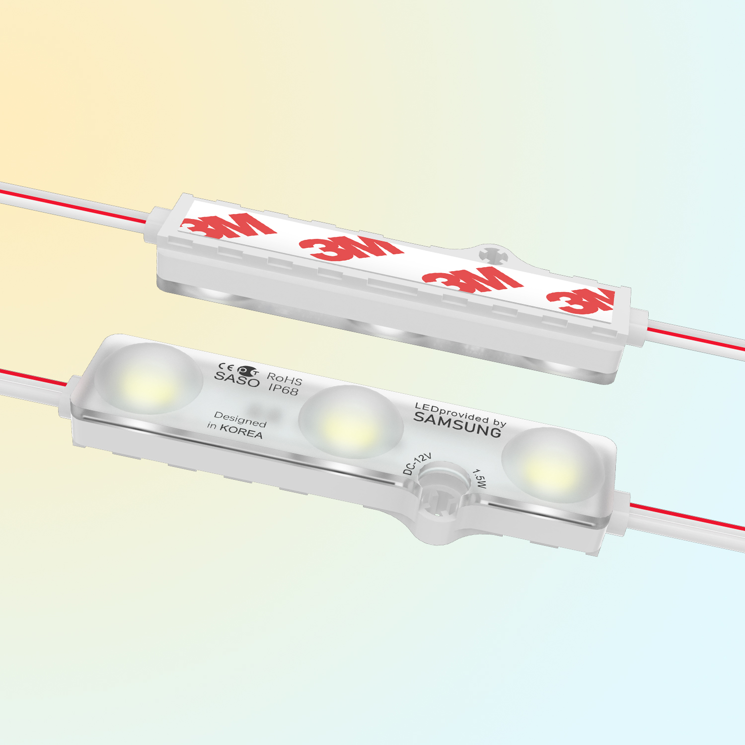 Новый ультразвуковой сварочный впрыскиваемый светодиодный модуль 5730 SMD IP67 Светодиодный модуль с 3 линзами samsung светодиодный модуль дизайн Корея